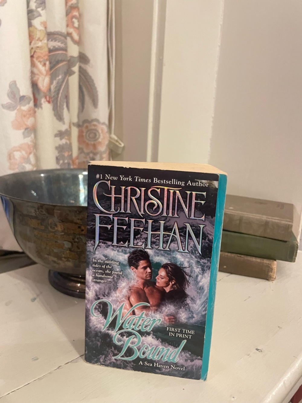 Christine Feehan "Water Bound" Paperback Romance - Teal Spine